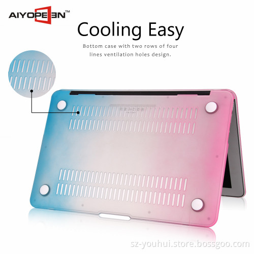 Hot New Products For Macbook Cover Rainbow Skin Case Cover Protector Cases for macbook air 13 inch